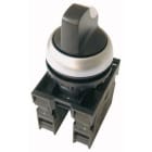 EATON - Selector maneta corta M22-WRK/K10 enclavamiento con 2 posiciones contacto auxiliar