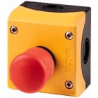 EATON - Pulsador parada de emergencia M22-PV/KC11/IY 1C+1A