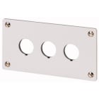 EATON - Placa empotrable M22-E3 con 3 taladros