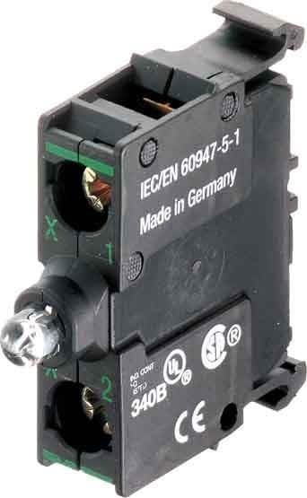 EATON - Elemento led 18-30V CA/CC posterior M22-LEDC-W blanco