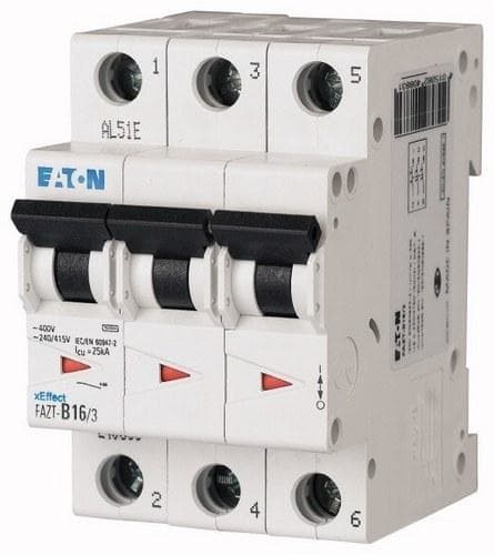 EATON - Interruptor magnetotérmico automático FAZT-C16/3 3P 20kA