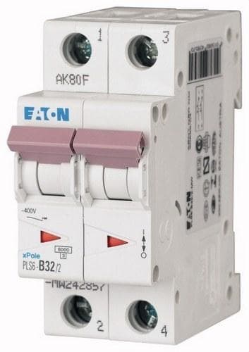 EATON - Interruptor magnetotérmico automático 2P PLS6-C32/2 6kA