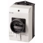EATON - Interruptor general 3P+1 NO+1 NC 32A montaje en caja maneta negra bloqueable en posición 0 (OFF) para Norte América