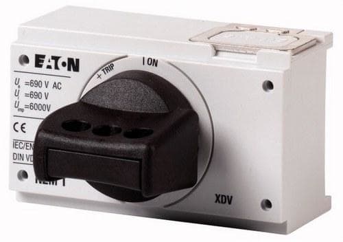 EATON - Mando directo NZM2-XDV negro / gris giratorio bloqueo