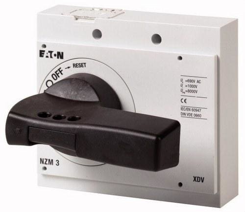 EATON - Mando directo NZM3-XDV negro / gris accesorio giratorio bloqueo