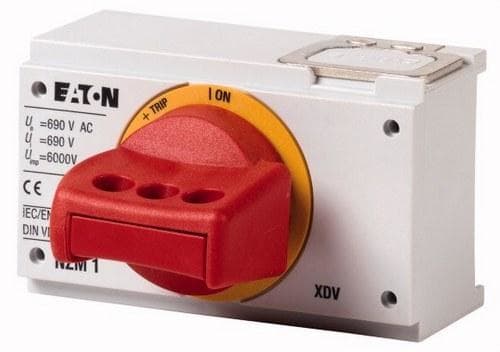 EATON - Mando directo NZM2-XDVR rojo / amarillo accesorio giratorio bloqueo