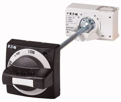 EATON - Mando acoplador puerta NZM2-XTVDV negro / gris giratorio bloqueo