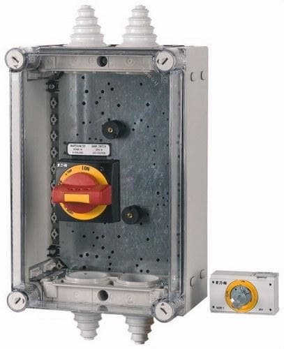 EATON - Caja aislante NZM1-XCI43-TVDVR con mando giratorio