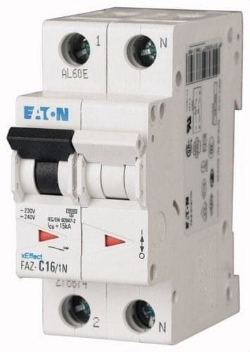 EATON - Interruptor magnetotérmico FAZ-C40/1N 1P+N curva C 40A