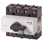 EATON - Interruptor seccionador DMM-160/4 4P 160A con maneta rotativa negra y eje montaje superficie