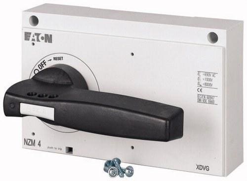 EATON - Mando directo NZM4-XDV negro / gris accesorio giratorio bloqueo