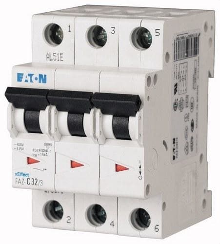 EATON - Interruptor automático magnetotérmico FAZ-C32/3 curva C