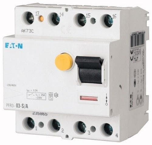 EATON - Interruptor diferencial PFIM-100/4/03-S/A 4P 100A 300mA