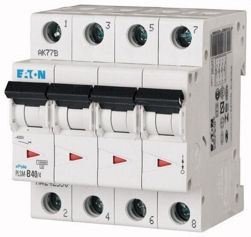 EATON - Interruptor magnetotérmico automático 4P PLSM-C40/4 10kA