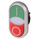 EATON - Pulsador doble M22-DDLM-GR-X1/X0 verde / rojo