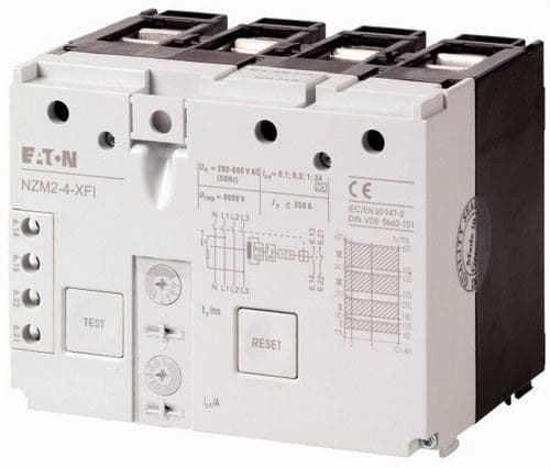 EATON - Bloque protección diferencial NZM2-4-XFI ajustable