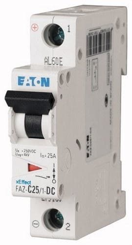 EATON - Interruptor magnetotérmico FAZ-C2/1-DC 1P curva C 2A