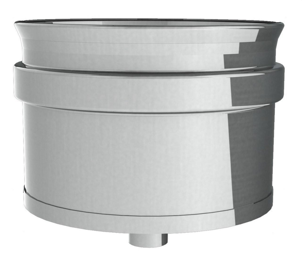 DINAK - Colector hollín desagüe corto SWJ 316L diámetro 80