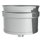 DINAK - Colector hollín desagüe corto SWJ 316L diámetro 80