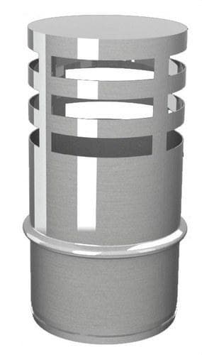 DINAK - Deflector horizontal SW 316L diámetro 100