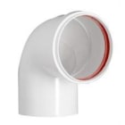DINAK - Codo 87º H-H aluminio diámetro 127