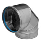 DINAK - Codo 87º SW 316L diámetro 175