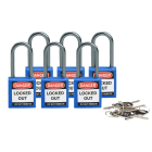 BRADY - COMPACT SAFETY PADLOCK 38MM SHACKLE KEYED DIFFEREN