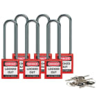 BRADY - COMPACT SAFE PADLOCK 50MM SHA KD PURPL/6 SAFETY PADLOCKS - COMPACT