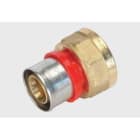 TIEMME - Racor recto H 1652CT compact diámetro 26x3/4" ISO228 para tubo multicapa