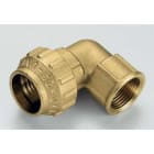 TIEMME - Racor codo 90° H 3465CR diámetro 20x1/2" ISO 7/EN 10226 para tubo PE/PEHD/PEX