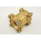TIEMME - Racor recto doble 1461 con O-ring diámetro 75-75 para tubo PE/PEHD/PE-X