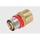 TIEMME - Racor recto M 1650 diámetro 26x3/4" para tubo multicapa