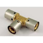 TIEMME - Racor T 1707 diámetro 20-20-20 espesor 1,9 y 2,0 para tubo PE-X