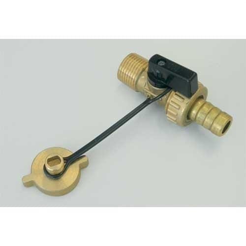 TIEMME - Grifo de esfera 2990G 1/2" para llenado / vaciado del agua
