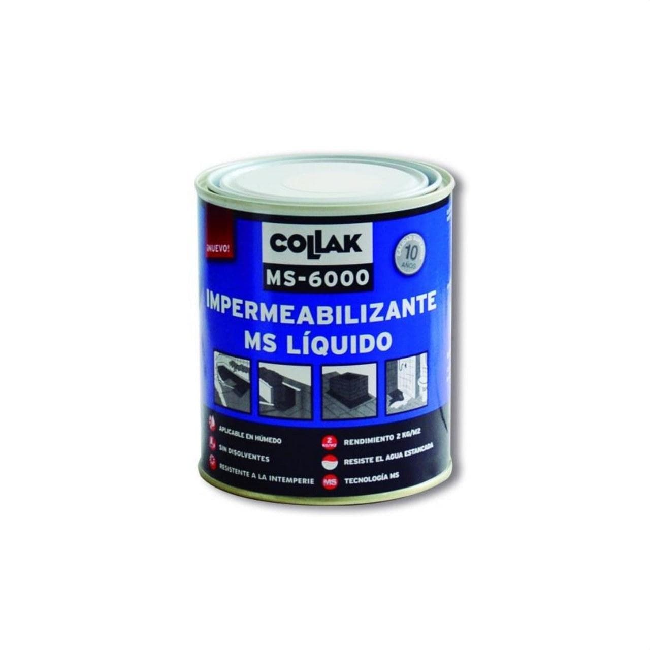 COLLAK - Impermeabilizante MS-6000 gris 1kg