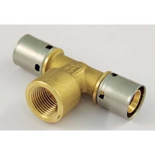 TIEMME - Racor T H 1709 diámetro 25x3/4"x25 espesor 2,3 para tubo PE-X