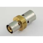 TIEMME - Racor recto doble 1701R 20 (1,9 y 2,0)-16 (1,8) reducido para tubo PE-X