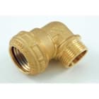 TIEMME - Racor codo 90° M 3464W diámetro 25x3/4" ISO228 para tubo PE/PEHD/PEX