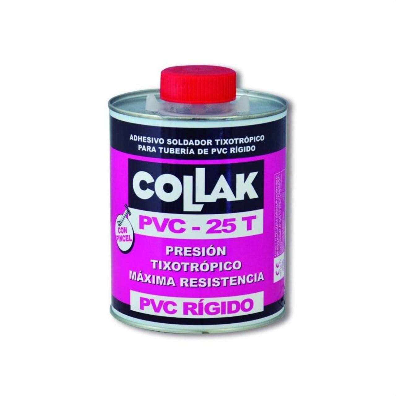 COLLAK - Adhesivo soldadura P.V.C.-25t pincel 1000ml
