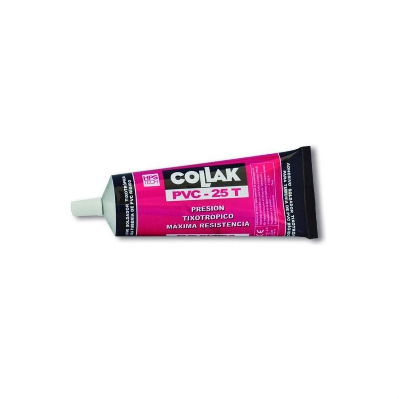 COLLAK - Adhesivo soldadura P.V.C.-25t tubo 125ml