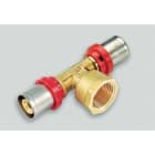 TIEMME - Racor T H 1659 diámetro 18x1/2"x18 para tubo multicapa