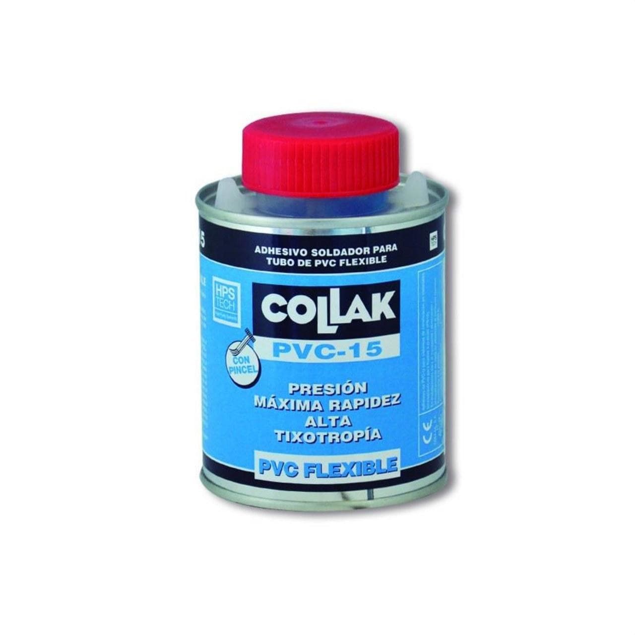 COLLAK - Adhesivo para tubo P.V.C.-15 flexible 250ml pincel