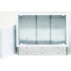TIEMME - Caja regulable de metal 1940 1200x670x120÷170 para grupos de mezcla y sistemas radiantes