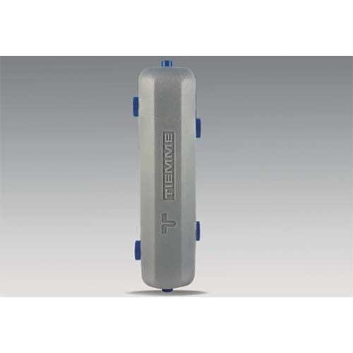 TIEMME - Separador hidráulico 7165ISOL 1.1/4" azul oscuro con aislamiento