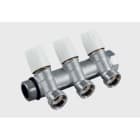 TIEMME - Colector 1877K36 3/4" 4 salidas 24x19 (18) con junta y llave de cortea