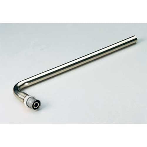TIEMME - Curva terminal 1672 diámetro 16 tubo de cobre diámetro 15 largo 1100mm para radiadores