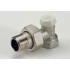 TIEMME - Detentor de escuadra 3231EXCEL 1/2" conexiones G1/2" H niquelado, para radiadores