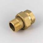 TIEMME - Racor recto 3 piezas M-H 1555 3/4x3/4" con estanqueidad O-Ring latón