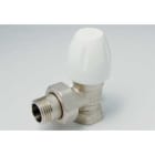 TIEMME - Válvula manual de escuadra 3326 1/2" - G1/2" H cromada para tubo de hierro