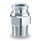 SMC - KQB2H08-02S METRIC SIZE BRASS ONE-TOUCH FITTING